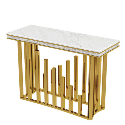 Buy Wholesale Stainless Steel Console Tables With Premium Marble Tops online manufacture