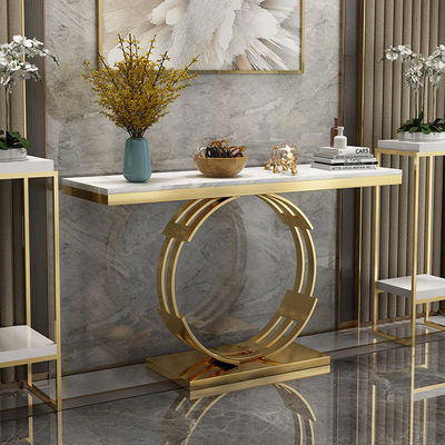 Buy Contemporary Marble Console Tables With Stainless Steel - Elegant Design online manufacture