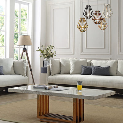 Buy Large Square Marble Coffee Table Length 1.3m For KTV / Apartment online manufacture