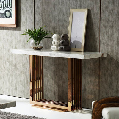 Buy Marble Top Narrow Console Table Hallway Accent Table 120cm/150cm online manufacture