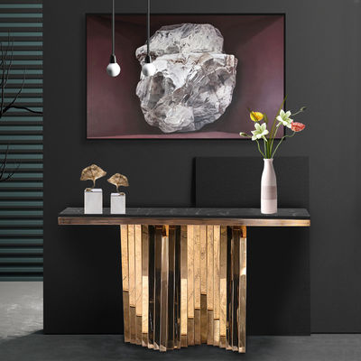 Buy Multifunctional Modern Entryway Console Table Glossy Finish online manufacture