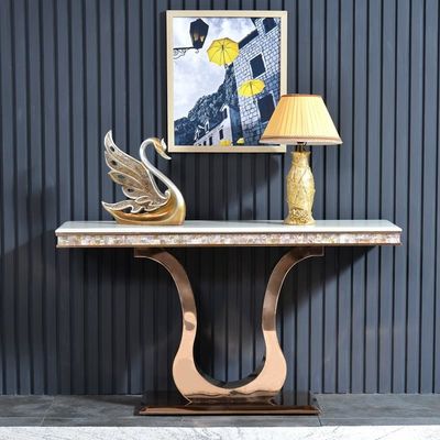 Buy 120cm Slim Marble Entrance Console Table For Sophisticated Spaces online manufacture