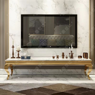 Buy Stainless Steel Modern TV Cabinet Console Coffee Tables 2M online manufacture