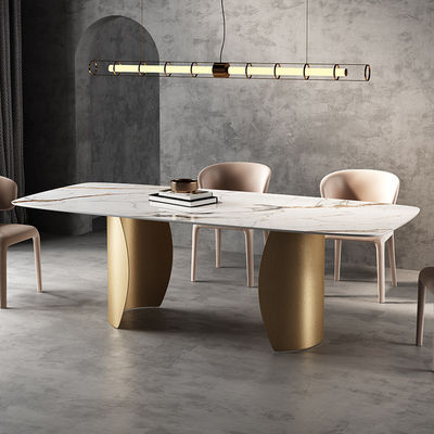 Buy Luxury Marble Square Dining Table, Used For Wedding Invitations online manufacture