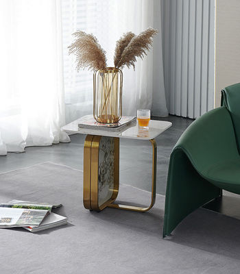 Buy Stainless Steel Marble Coffee End Table Occasional Tables Combination online manufacture
