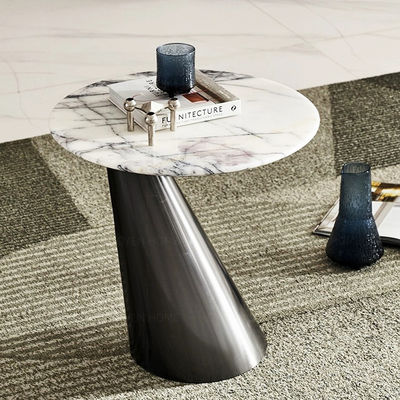 Buy Stainless Steel Marble Top Sofa Side Table Telephone Table online manufacture