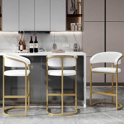 Buy Stainless Steel Frame Flannel Bar High Stools For Kitchen online manufacture