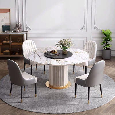 Buy Marble Table Top Restaurant Round Dining Room Tables Height 78cm online manufacture