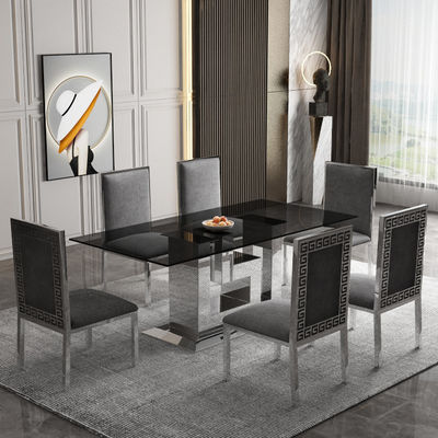 Buy Modern Style 0.9m Width Glass Dining Table For Customer Satisfaction online manufacture