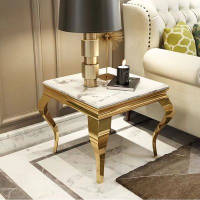 Buy Stainless Steel Square Sofa Side Table For Elegant Home Design online manufacture