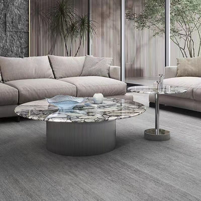 Buy Modern Marble Hotel Living Room Circular Combination Coffee Table online manufacture