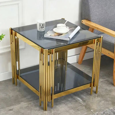 Buy Clutter-Free Storage Stainless Steel Edge Table With Smooth Surface online manufacture