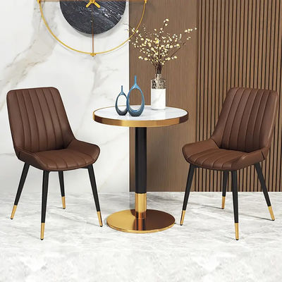 Buy Modern Round Marble Negotiating Table For Hotels Dessert Shops online manufacture
