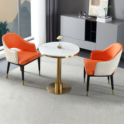 Buy Marble Negotiating Table With Stainless Steel Construction For Hotels online manufacture