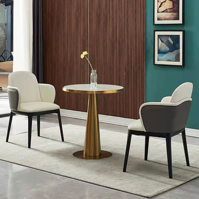 Buy Modern Round Marble Negotiating Table For Hotels And Coffee Stores online manufacture