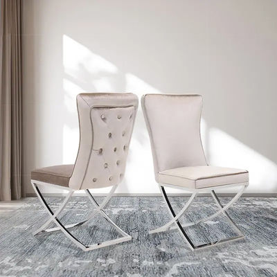 Buy Modern Design Velvet Upholstered Dining Room Furniture Chair online manufacture